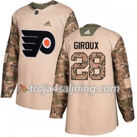 Philadelphia Flyers tröja Claude Giroux 28 Adidas 2017-2018 Camo Veterans Day Practice Authentic - NHL Tröjor Herr